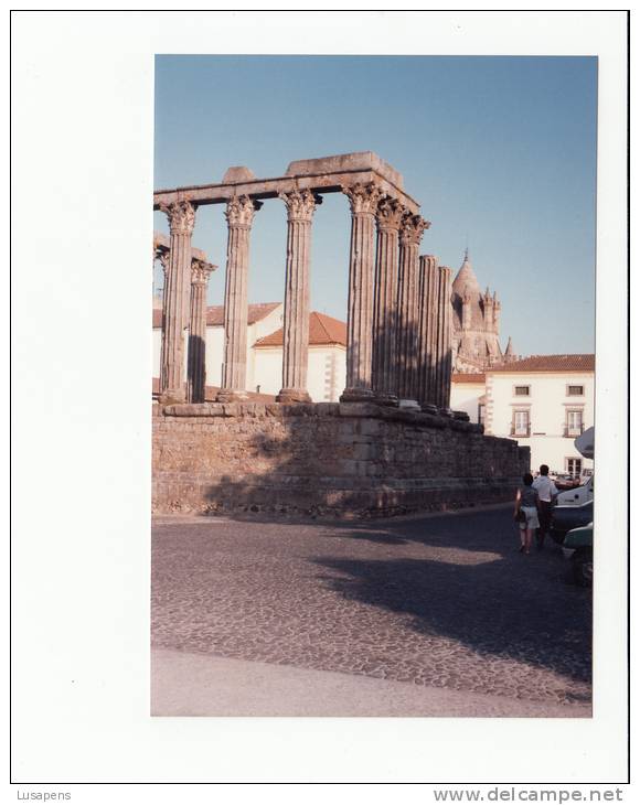 Portugal Cor 21390 - ÉVORA - TEMPLO DE DIANA - FOTOGRAFIA PARTICULAR - NOT POSTCARD !!! PHOTO - Evora