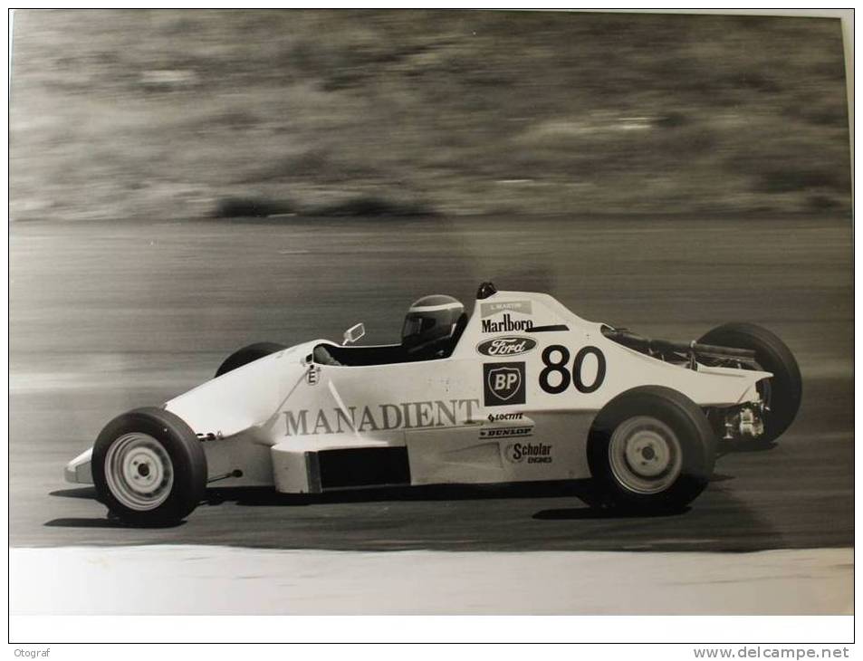 Automobile - Photo  De Lucien MARTIN ( Van Diemen) - Automobile - F1