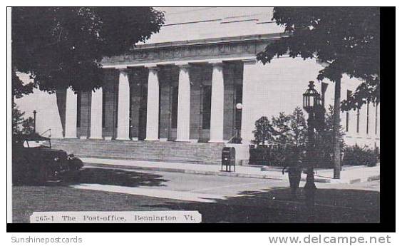 Vermont Bennington Post Office Dexter Press Archives - Bennington