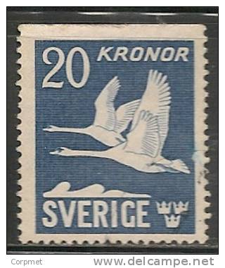 SWEDEN - 1936 - POSTE AERIENNE - FAUNA - BIRDS  - Yvert # A7a - USED - Usados