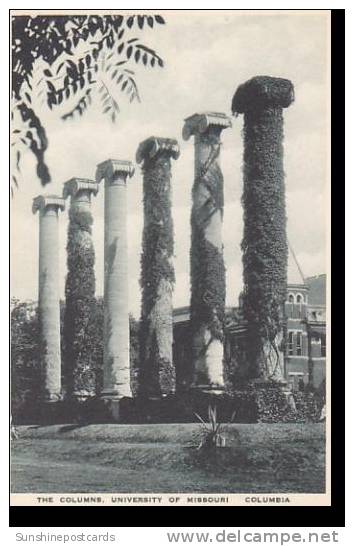 Missori Columbia University Of Missouri The Columns - Columbia