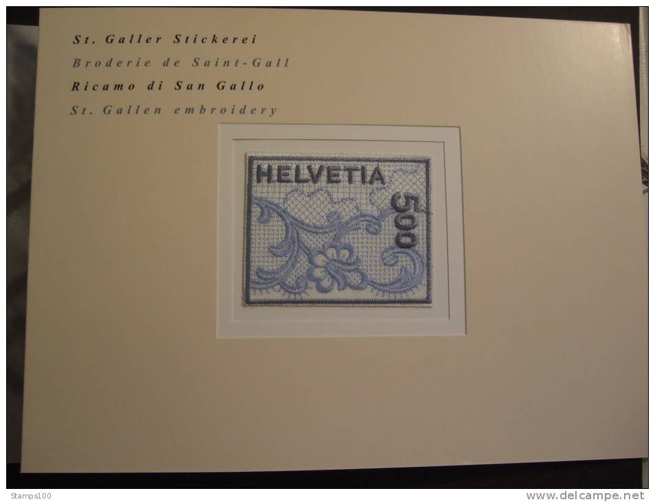 SWITZERLAND 2000 ST GALLEN  PRESENTATION BOOKLET  MINT   (10523-500/015 - Unused Stamps