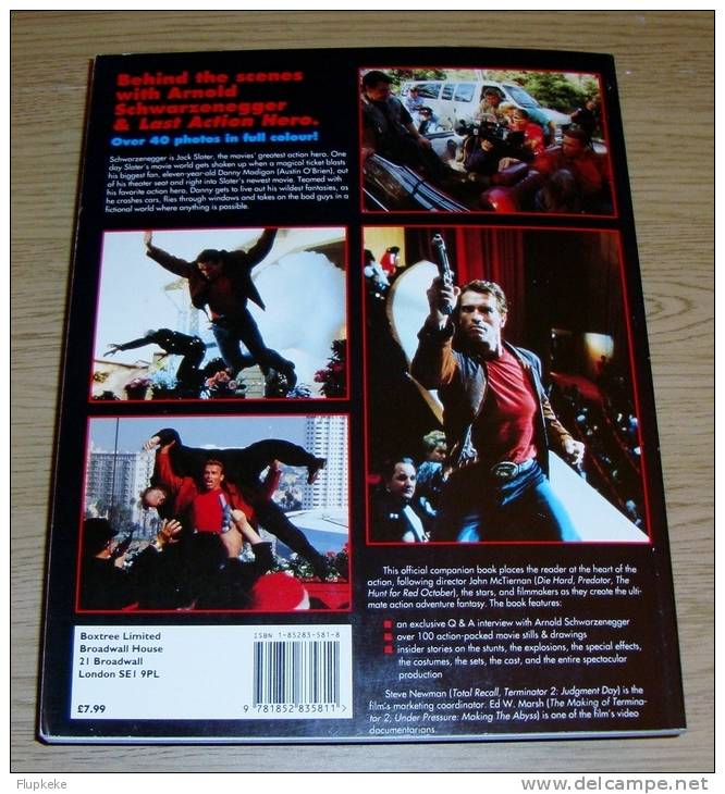 Last Action Hero The Official Moviebook Steve Newman & Ed Marsh Boxtree Limited 1993