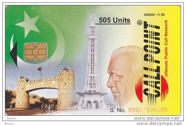 Pakistan, CP05,  Montage Of Pakistan 505u 11/99. 2 Scans - Pakistan