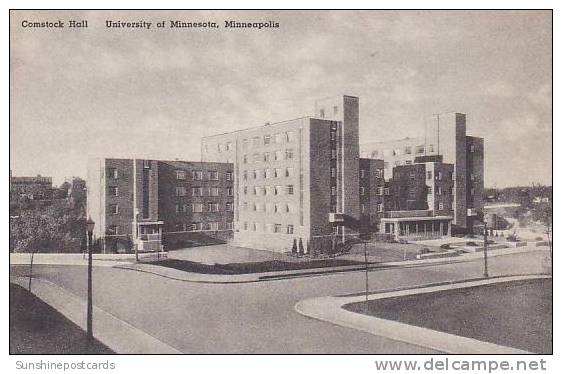 Minnesota Minneapolis Comstock Hall University Of Minnesota Albertype - Minneapolis