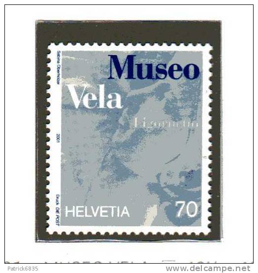 Svizzera ** - 2001 - Museo Vela.   Unif. 1686 - Unused Stamps