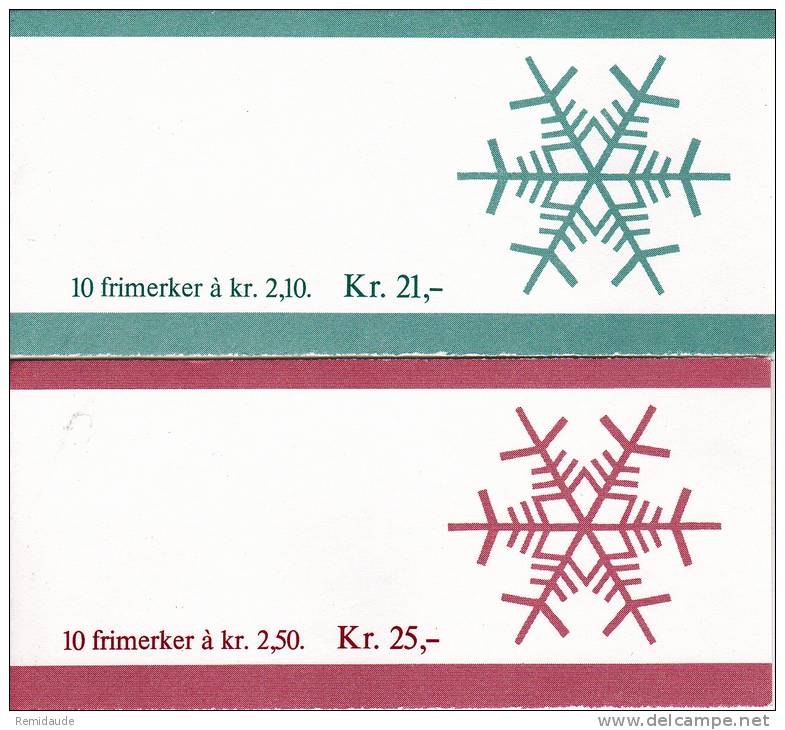 NORVEGE -  CARNET 915 + 916 **  - COTE YVERT = 40 EUROS - - Carnets