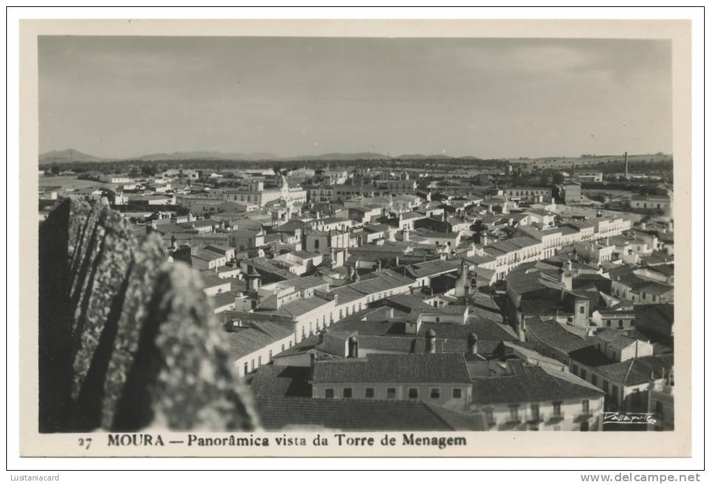 MOURA -  Panorâmica Vista Da Torre De Menagem (Ed. LOTY Nº27) Carte Postale - Beja