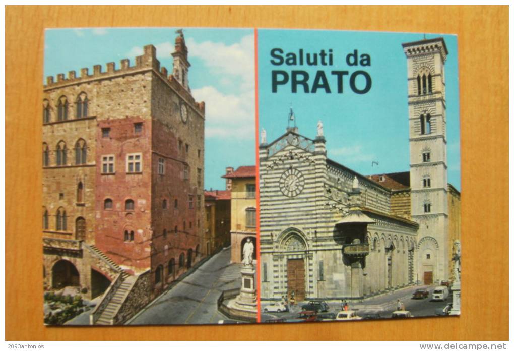 CARTOLINA  Di  PRATO VIAGGIATA   A1950 - Prato