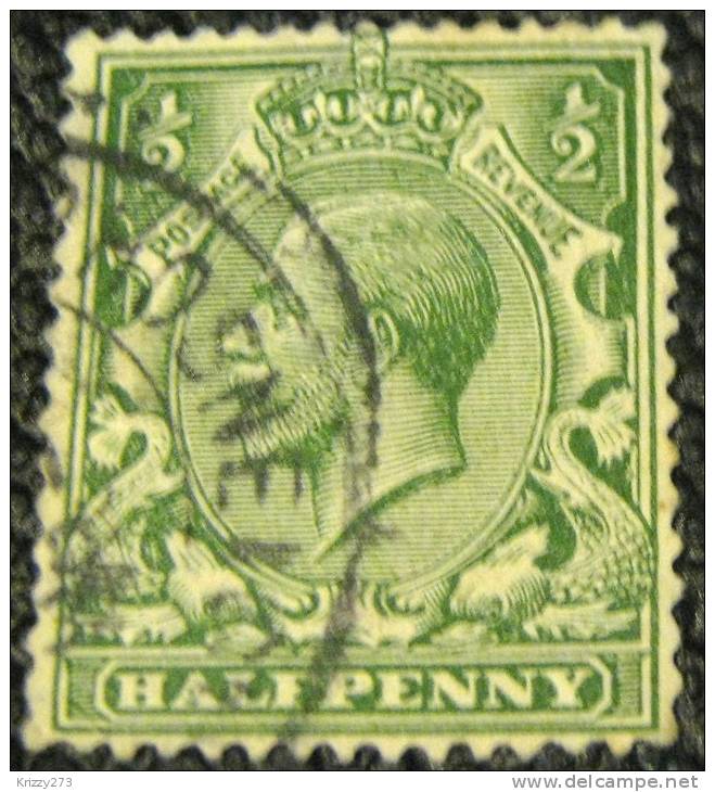 Great Britain 1912 King George V 0.5d - Used - Ohne Zuordnung