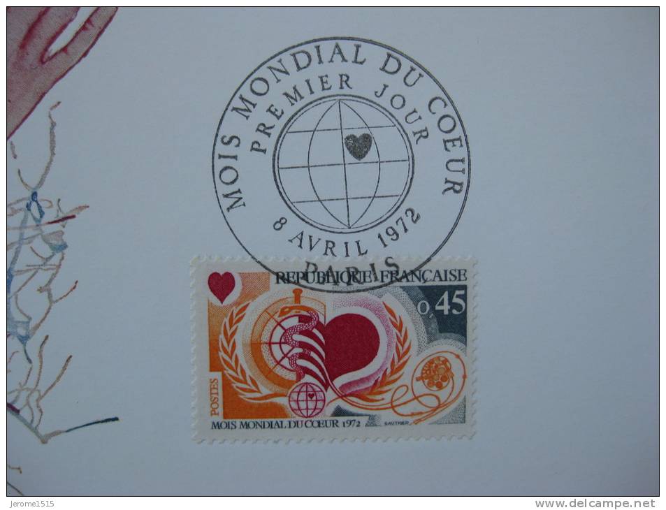 Encart De Luxe "mois Mondial Du Coeur" N° 03151 (tirage 4000) - Used Stamps