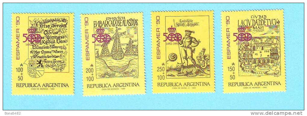 ARGENTINE ARGENTINA EXPOSITION PHILATELIQUE 1989 / MLH* / CR 107 - Ungebraucht