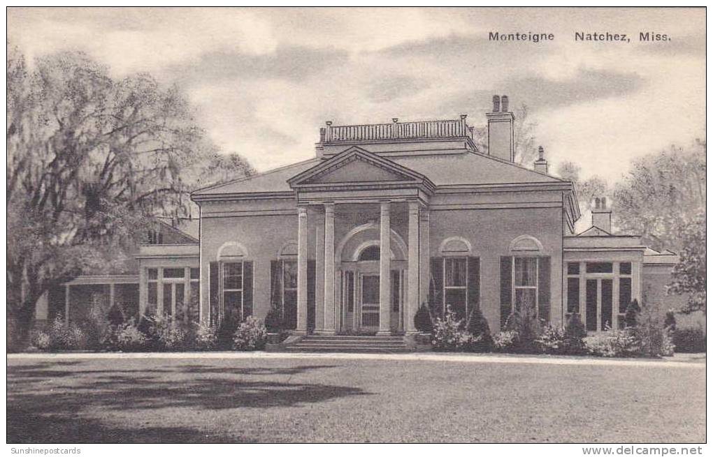 Mississippi Natchez Monteigne Albertype - Andere & Zonder Classificatie