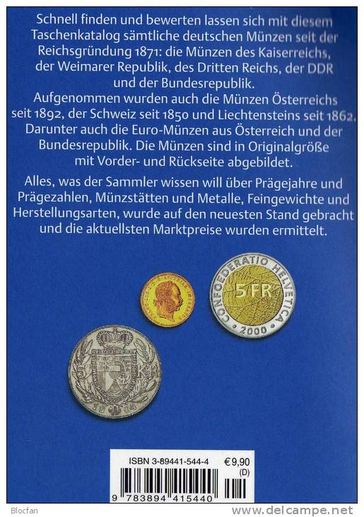 Kleine Münz-Katalog 2003 Antiquarisch 10€ Numisbrief Numisblatt Coin Catalogue Of Germany Austria Helvetia Liechtenstein - Oostenrijk