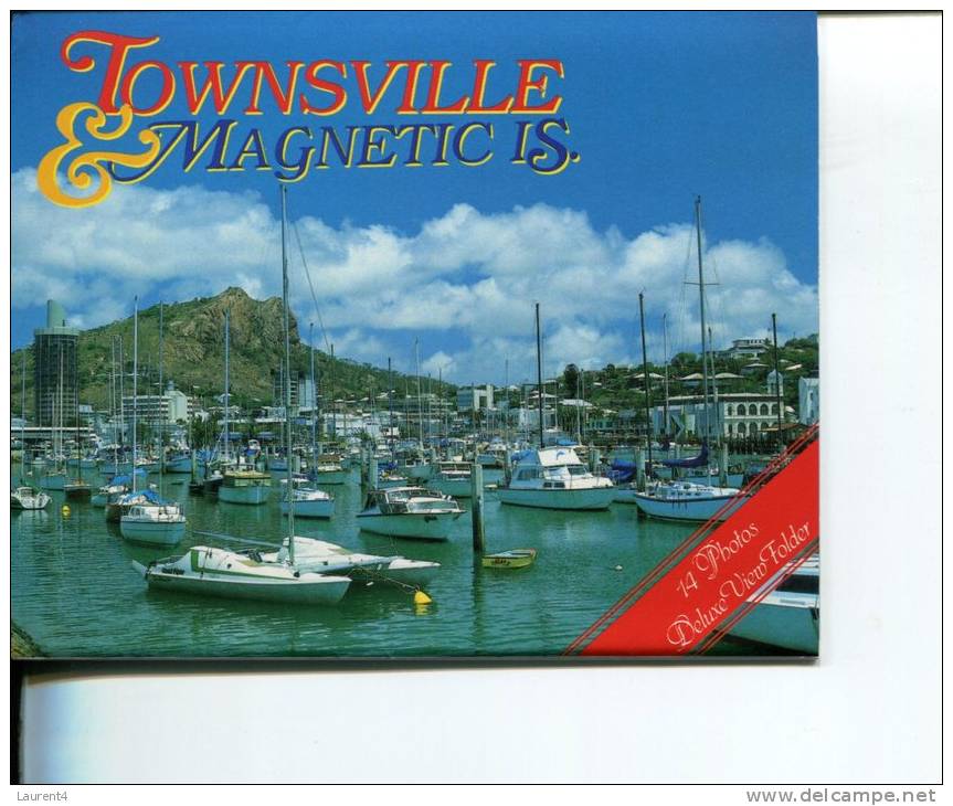 (05) Postcard View Folder - Depliant De Carte Postale - Queensland - Townsville & Magnetic Island - Brisbane