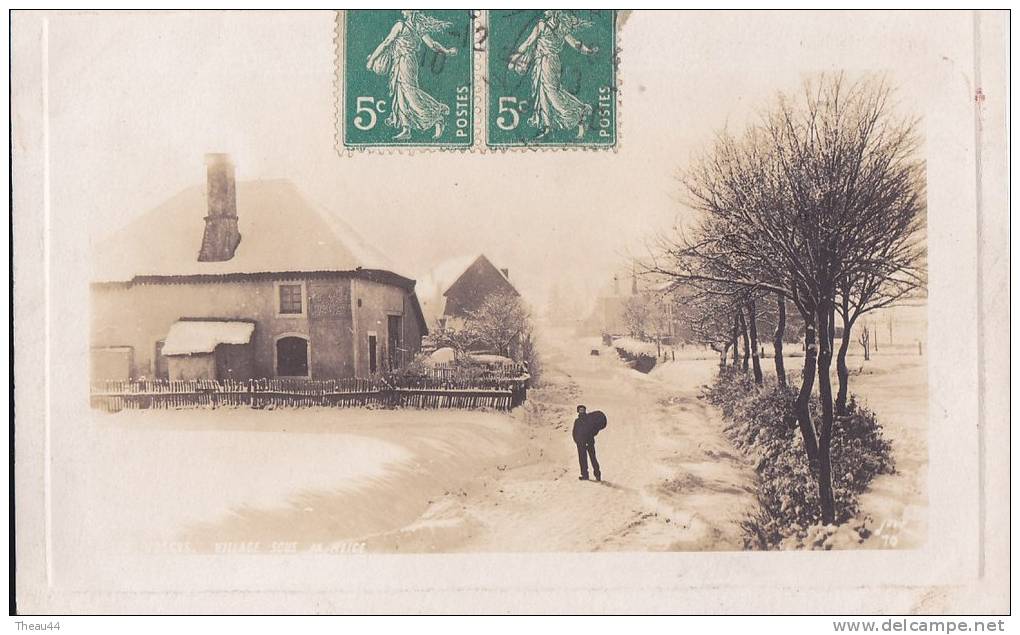 ¤¤  -  Carte Photo Non Situé  -  Les Vosges  -  Village Dans La Neige   -  ¤¤ - Lorraine