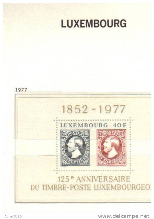 LUXEMBOURG 1977 Y&T ** 891-911+BF10 - Full Years