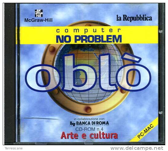 CD ROM OBLO´ ARTE E CULTURA N.4 PC MAC LA REPUBBLICA MCGRAW-HILL - CDs