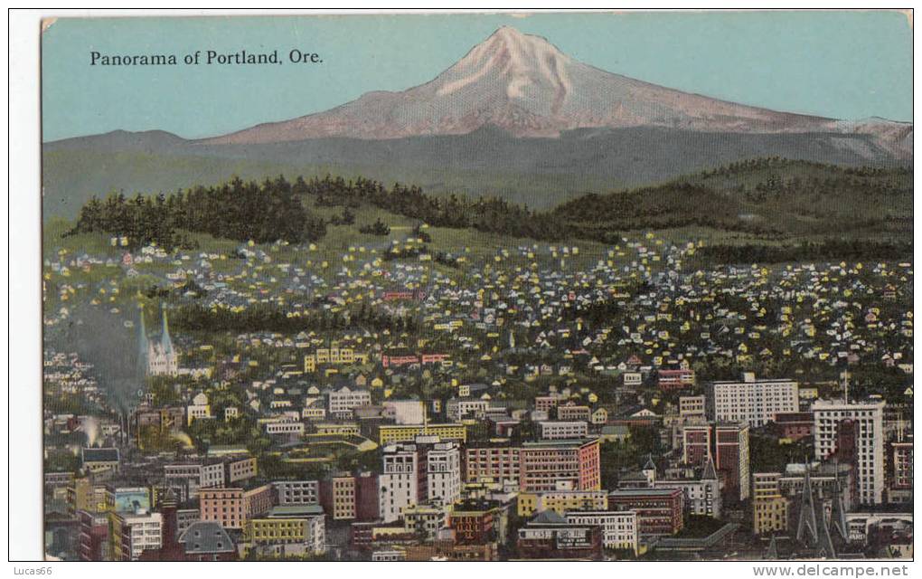 C1920 PORTLAND PANORAMA - Portland