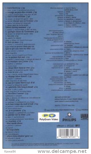 V-H-S Johnny Hallyday / Michel Berger / Beatles / Joe Dassin / Jean-Jacques Goldman " Bercy 92 " - Concert & Music