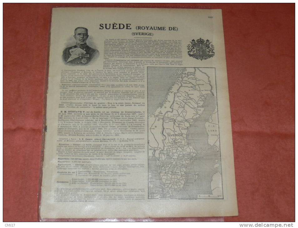 SUEDE STOCKHOLM GAVLE GOTHEMBOURG  EXTRAIT ANNUAIRE PROFESSIONS 1934 INDUSTRIELS COMMERCES ET METIERS - Telephone Directories