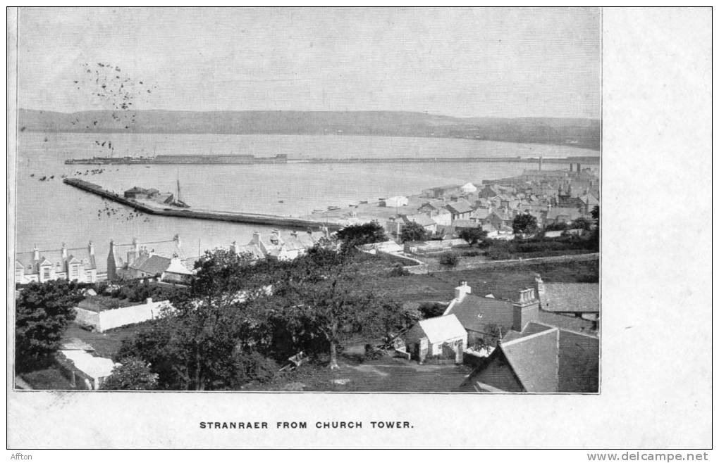 Stranraer 1900 Postcard - Wigtownshire