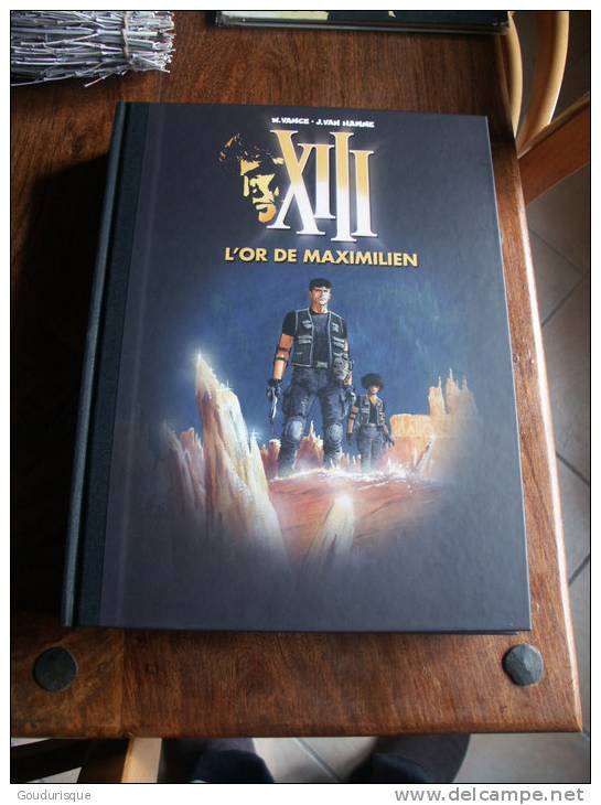 XIII T16 L'OR DE MAXIMILIEN   DOS TOILE  VAN HAMME VANCE - XIII