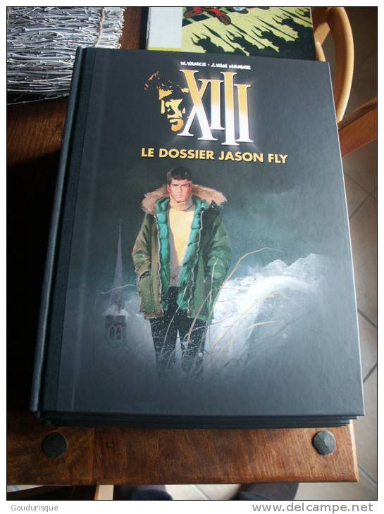 XIII T6 LE DOSSIER JASON FLY    DOS TOILE  VAN HAMME VANCE - XIII