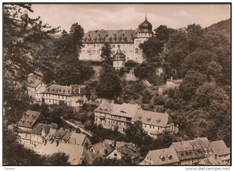 AK Stolberg, Am Schloß, Beschr, 1962 - Stolberg (Harz)