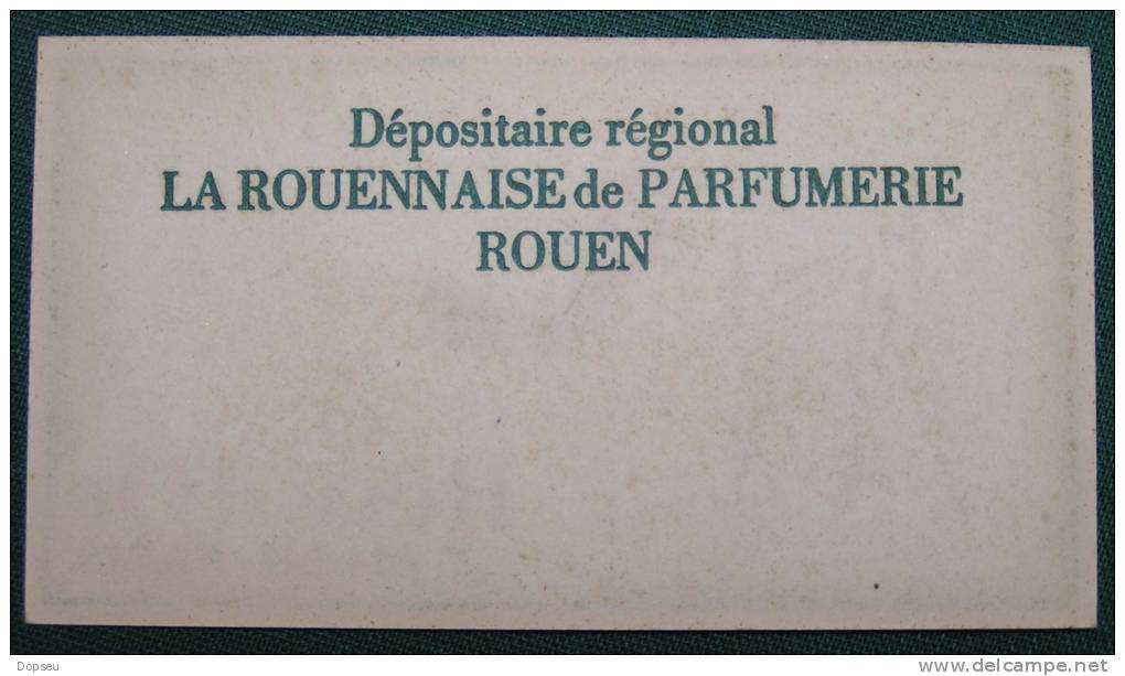 CARTE PARFUMEE  REVE D'OR  L.T. PIVER. PARIS. LA ROUENNAISE DE PARFUMERIE ROUEN - Antiquariat (bis 1960)