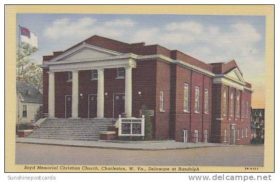 West Virginia Charleston Boyd Memorial Christian Church - Charleston