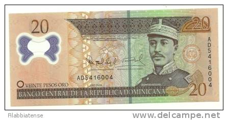 Repubblica Dominicana - 20 Pesos Oro - Dominicaine