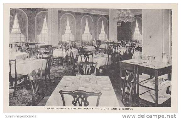 Michigan Dearborn The Dearborn Inn Main Dining Room Albertype - Dearborn