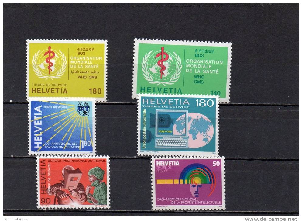 SUISSE 1985-95 ** - Revenue Stamps