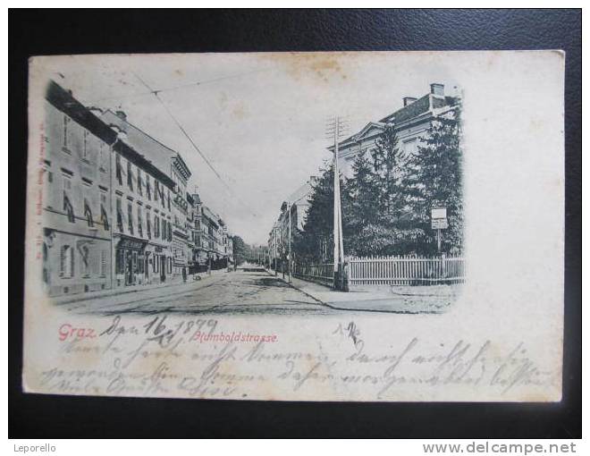 AK GRAZ Humboldstrasse 1899  //  D*6969 - Graz