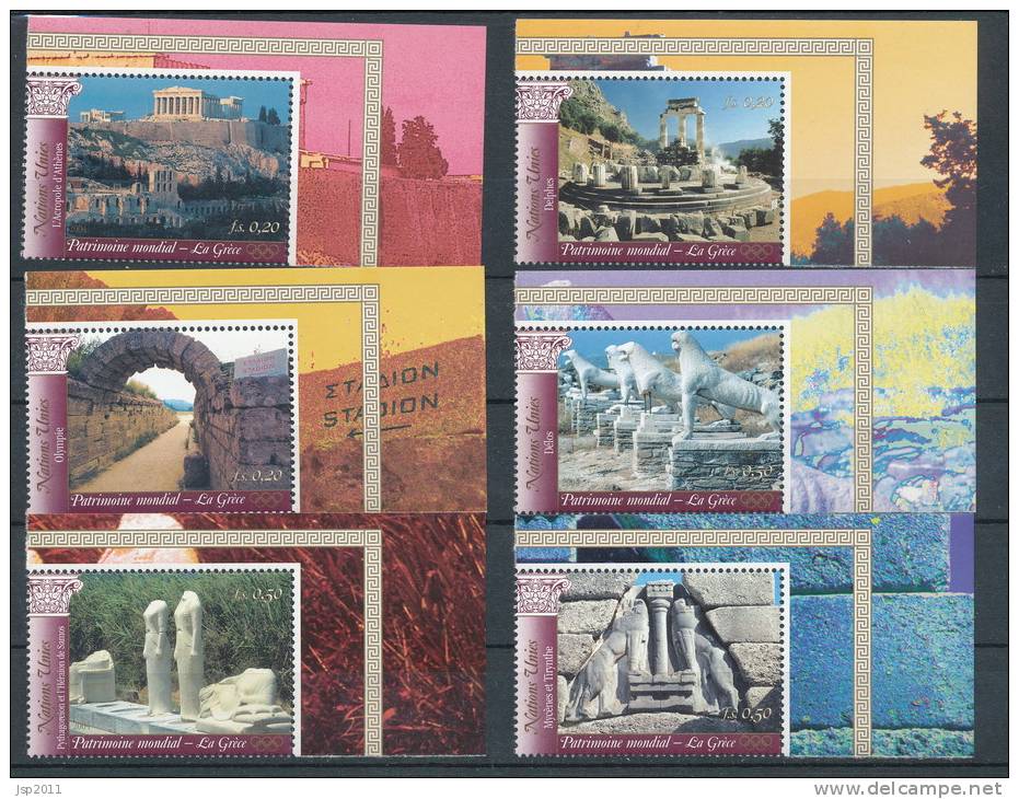 UN Geneva 2004 Michel # 497-502, MNH ** - Unused Stamps