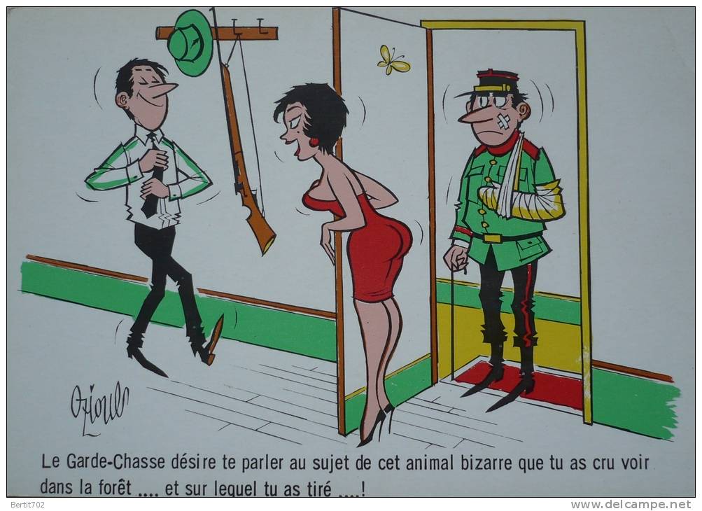 OZIOULS  -  Garde- Chasse - Chasseur - Oziouls