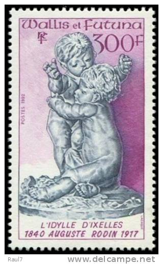 Wallis Et Futuna 1992 - Sculpture, 75e Ann Mort De A. Rodin - 1v Neufs // Mnh - Nuevos