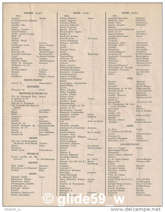 Liste Installateurs France Et Etranger - Société Des Forges De Milourd - ANOR - La Source - Abreuvoir Automatique Hygién - Landbouw