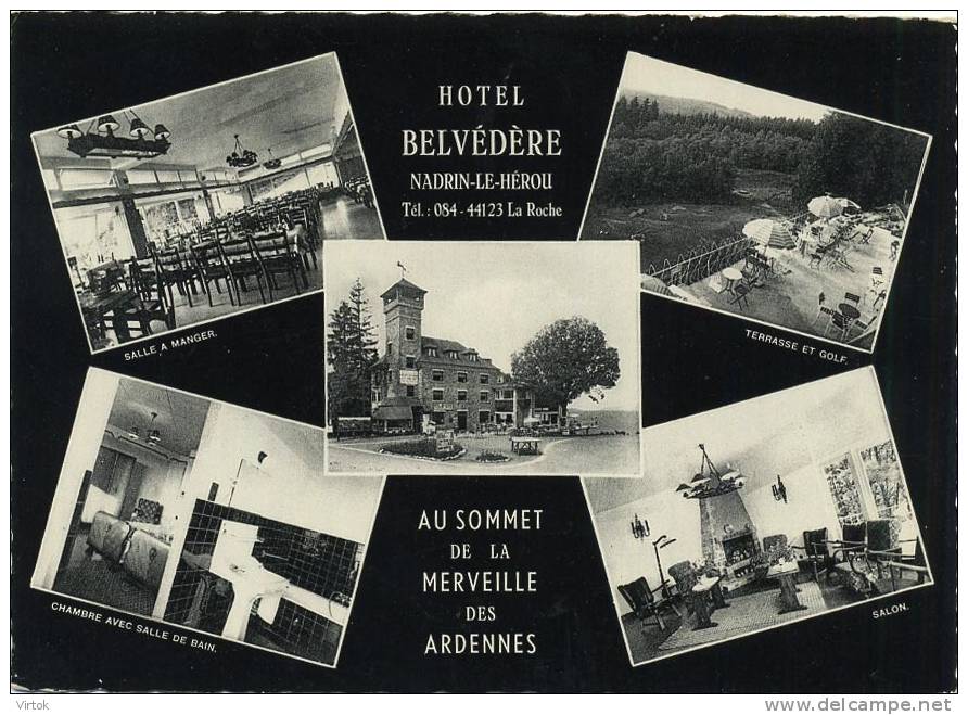 Nadrin Le Hérou  :  Hotel Belvédère     (  Grand Format ) - Wellin
