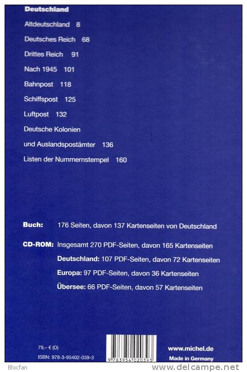 Atlas Der Philatelie 2013 Neu 79€ MlCHEL+ CD-Rom Deutscher Postgeschichte A-Z Nr. Catalogue Of Germany 978-3-95402-039-3 - Administrations Postales