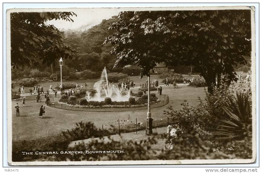 BOURNEMOUTH : THE CENTRAL GARDENS / ADDRESS - HOLSWORTHY, PYWORTHY - Bournemouth (avant 1972)