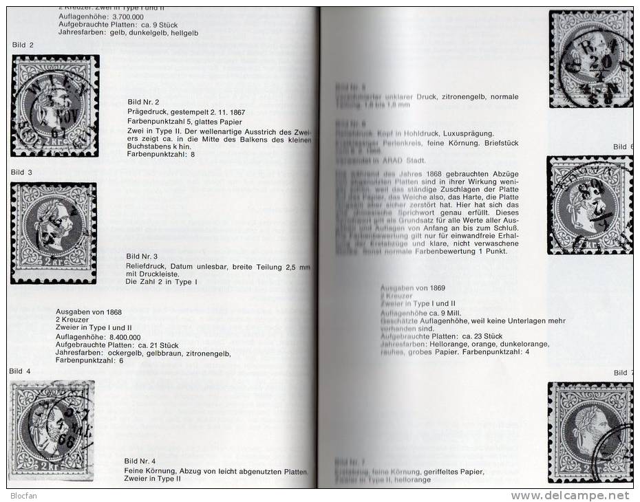 1.Serie Österreich Im Handbuch 1867 Neu 180€ Klassiker Freimarken Kreuzer Und Soldi-Ausgaben Catalogue Stamp Of Austria - Imprenta & Papelería