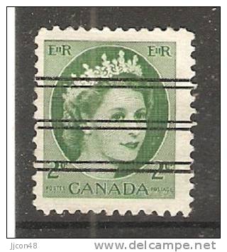 Canada  1954-62  Queen Elizabeth II (o) 2c - Voorafgestempeld