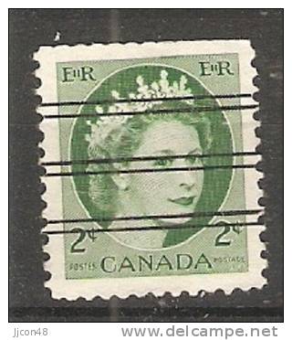 Canada  1954-62  Queen Elizabeth II (o) 2c - Precancels