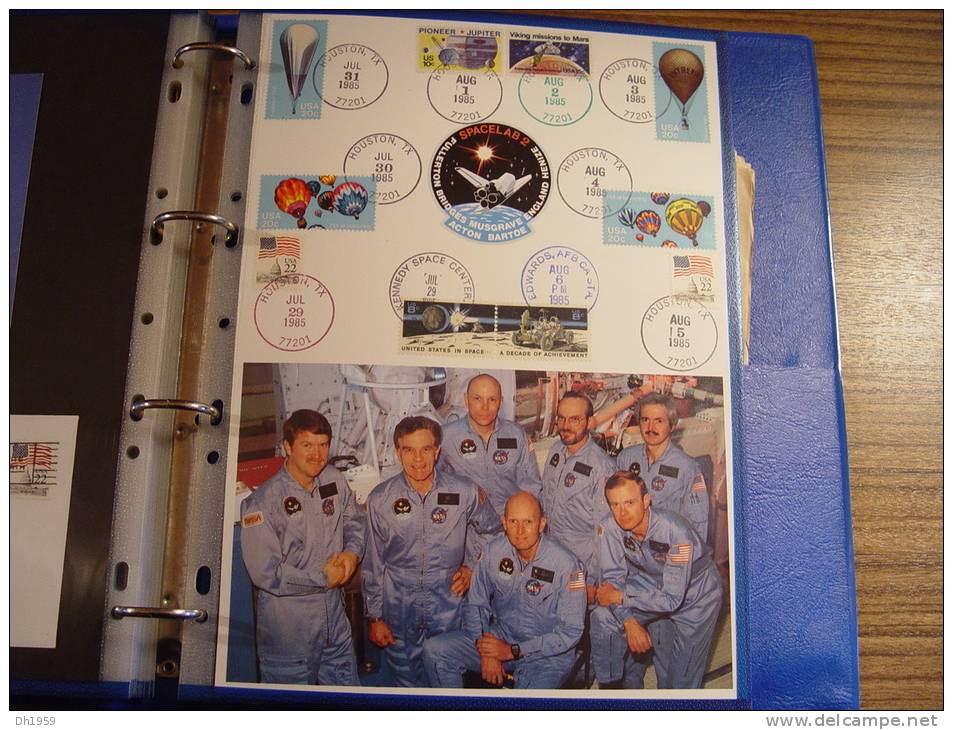 KENNEDY SPACE CENTER COSMOS NASA CHALLENGER COLUMBIA HOUSTON CONSEIL DE L'EUROPE env 35 DOCUMENTS + PRESSE