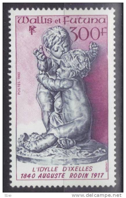 WALLIS Et FUTUNA 1992  --  Poste Yvert  N°  442  -- Neuf  Sans  Charnière -- A. RODIN -- Cote 8,50 €uros --- - Nuovi