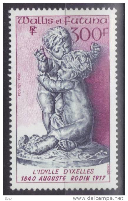 WALLIS Et FUTUNA 1992  --  Poste Yvert  N°  442  -- Neuf  Sans  Charnière -- A. RODIN -- Cote 8,50 €uros --- - Ongebruikt