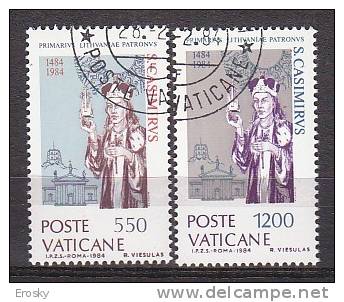 Z1964 - VATICANO SASSONE N°749/50 - VATICAN Yv N°749/50 - Usados