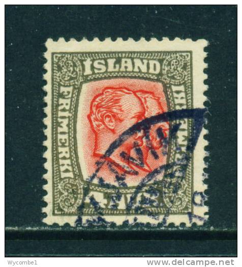 ICELAND - 1907 Kings Christian IX And Frederick VIII  4a Used As Scan - Usati